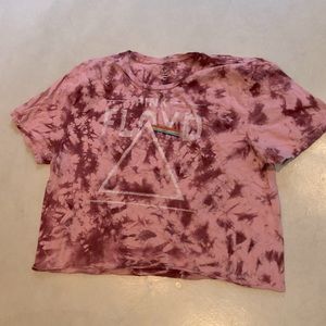 Pink Floyd tie dye t shirt